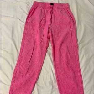 J crew linen pants